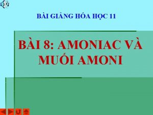 BI GING HA HC 11 BI 8 AMONIAC