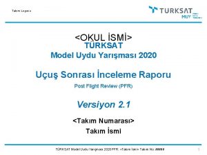 Takm Logosu OKUL SM TRKSAT Model Uydu Yarmas