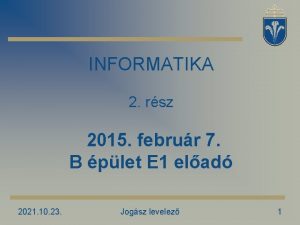 INFORMATIKA 2 rsz 2015 februr 7 B plet