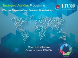 Employers Activities Programme Effective Employers and Business Organizations