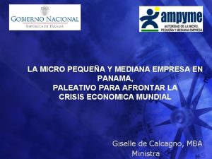 LA MICRO PEQUEA Y MEDIANA EMPRESA EN PANAMA