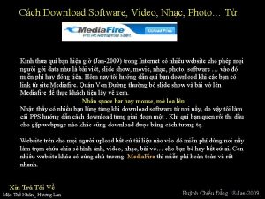 Cch Download Software Video Nhc Photo T Knh