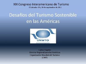 XIX Congreso Interamericano de Turismo El Salvador 29