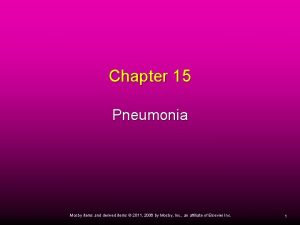 Chapter 15 Pneumonia Mosby items and derived items