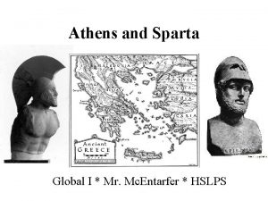 Athens and Sparta Global I Mr Mc Entarfer