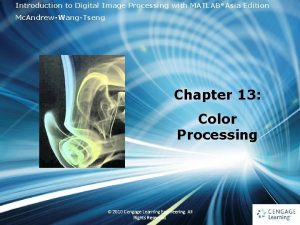 Introduction to Digital Image Processing with MATLAB Asia