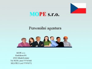 MOPE s r o Personln agentura MOPE s