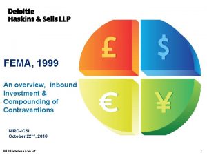 FEMA 1999 An overview Inbound Investment Compounding of