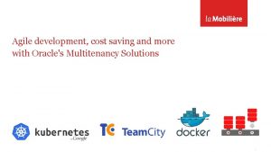 Agile development cost saving and more with Oracles