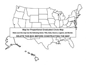 Map for Proportional Graduated Circle Map Make sure