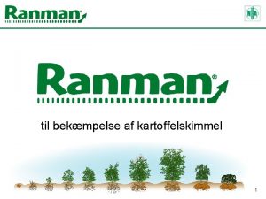 til bekmpelse af kartoffelskimmel 1 Generel information Aktivstof