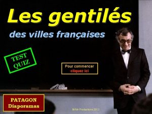 Les gentils des villes franaises T S E