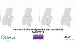 Manchester Electrodynamics and Wakefields 14012019 Nathan Roche 23102021