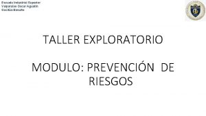 Escuela Industrial Superior Valparaso Oscar Agustn Gacita Basulto