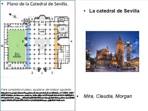 Plano de la Catedral de Sevilla La catedral