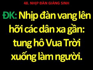 48 NHP N GING SINH K Nhp n