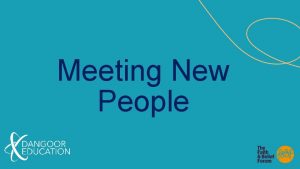 Meeting New People Lesson 2 3 Recap Last