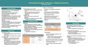 An Economic Analysis of Boomer v Atlantic Cement