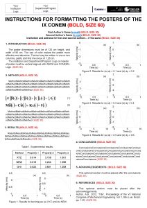 Your DepartmentProgram Logo Your Institution Logo INSTRUCTIONS FORMATTING