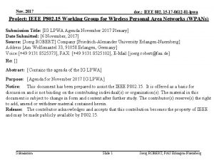 Nov 2017 doc IEEE 802 15 17 0612