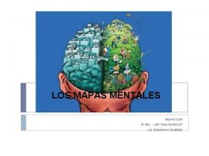 LOS MAPAS MENTALES REDACCIN 5 SEC IEP SAN