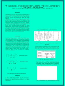 14 N NQR STUDIES OF STABILIZERS DPA METHYL