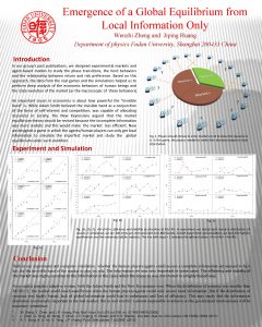 Emergence of a Global Equilibrium from Local Information