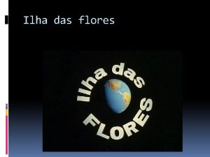 Ilha das flores NR 25 Resduos Industriais Publicao