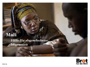 Mali Hilfe fr abgeschobene Migranten Seite 20 Mali