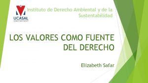 Instituto de Derecho Ambiental y de la Sustentabilidad