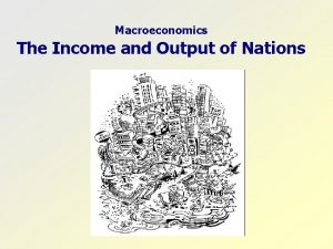Macroeconomics The Income and Output of Nations MACROECONOMICS