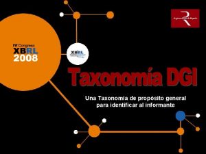 Una Taxonoma de propsito general para identificar al