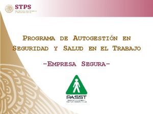 PROGRAMA DE AUTOGESTIN EN SEGURIDAD Y SALUD EN