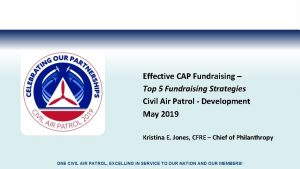 Effective CAP Fundraising Top 5 Fundraising Strategies Civil