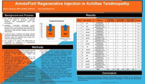 Amnio Fix Regenerative Injection in Achilles Tendinopathy Alberto