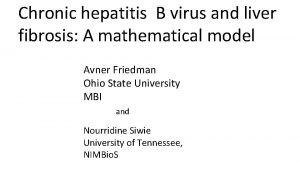 Chronic hepatitis B virus and liver fibrosis A