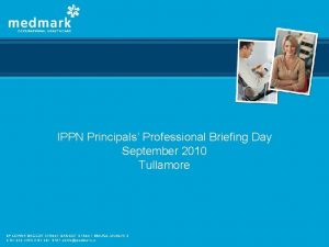 IPPN Principals Professional Briefing Day September 2010 Tullamore