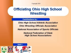 Copyright 2020 Officiating Ohio High School Wrestling Contributions