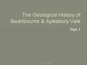 The Geological History of Swanbourne Aylesbury Vale Part