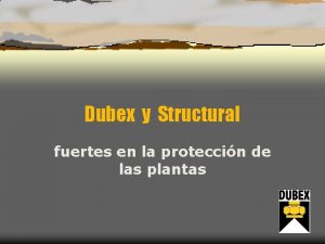 Dubex y Structural fuertes en la proteccin de