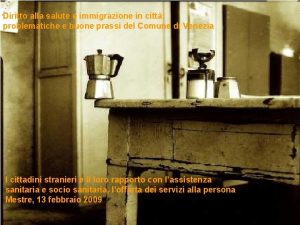 Diritto alla salute e immigrazione in citt problematiche