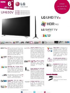UHD 4 K con panel IPS HDR Pro