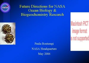 Future Directions for NASA Ocean Biology Biogeochemistry Research