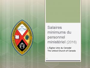 Salaires minimums du personnel ministriel 2016 Lglise Unie