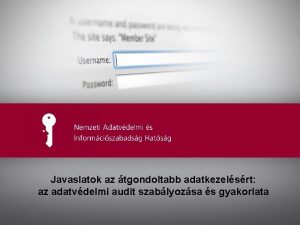 Javaslatok az tgondoltabb adatkezelsrt Ide kerlhet az elads