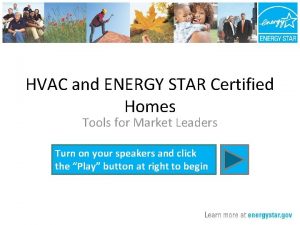 HVAC and ENERGY STAR Certified Homes Tools for