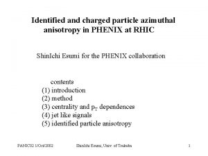 Identified and charged particle azimuthal anisotropy in PHENIX