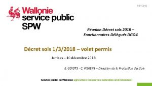 191218 1 Runion Dcret sols 2018 Fonctionnaires Dlgus