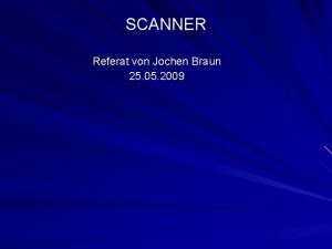 Scanner funktionsweise referat
