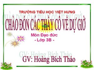 TRNG TIU HC VIT HNG Mn o c